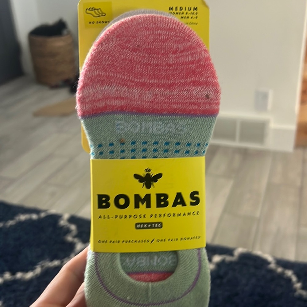 COPY - BOMBAS socks multi color no show 3 pairs